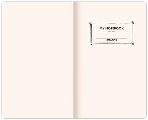 Notizbuch Maappi, liniert, 13 x 21 cm