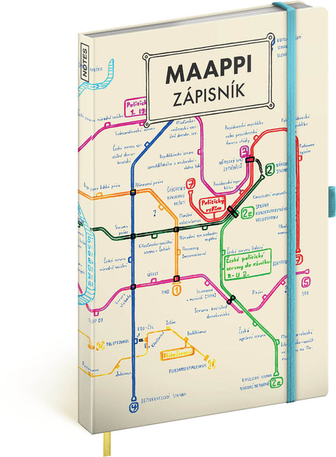 Notizbuch Maappi, liniert, 13 x 21 cm