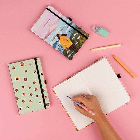 Notizbuch Landschaft, liniert, 13 x 21 cm