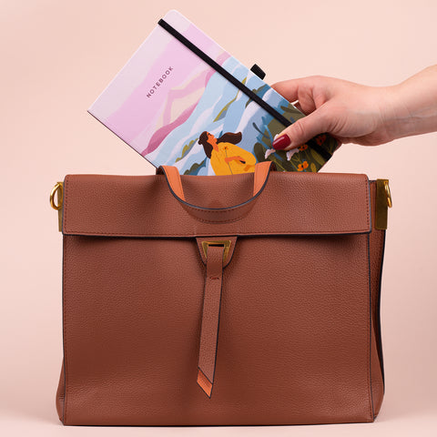 Notizbuch Landschaft, liniert, 13 x 21 cm