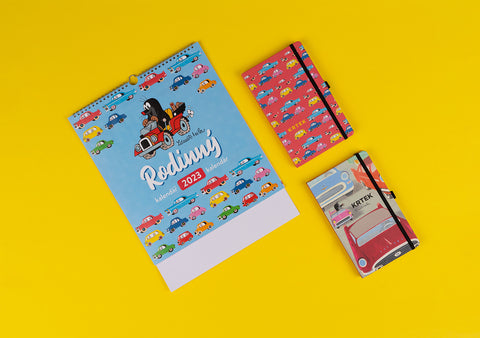 Notizbuch Maulwurf und sein kleines Auto, liniert, 13 x 21 cm