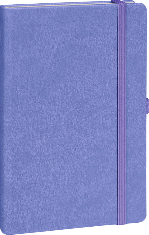 Notizbuch Lila, gepunktet, 13 × 21 cm