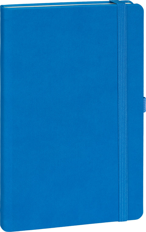 Notizbuch Blau, gepunktet, 13 × 21 cm