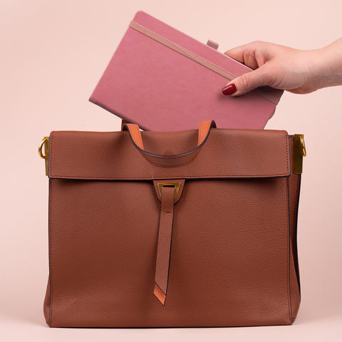 Notizbuch Rosa, liniert, 13 × 21 cm