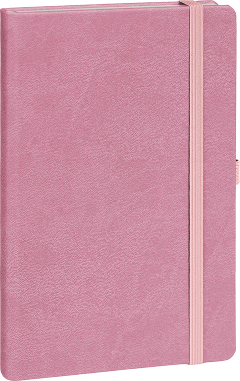 Notizbuch Rosa, liniert, 13 × 21 cm