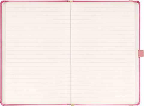Notizbuch Rosa, liniert, 13 × 21 cm
