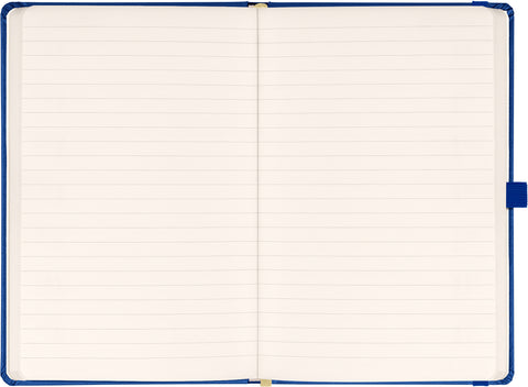 Notizbuch Dunkelblau, liniert, 13 × 21 cm