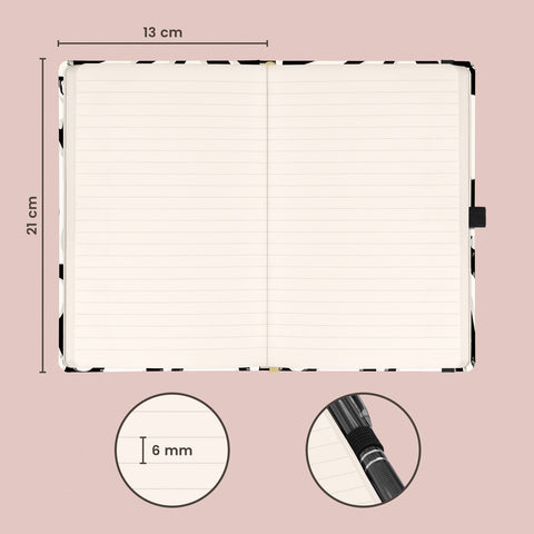 Notizbuch Abstrakt, liniert, 13 x 21 cm