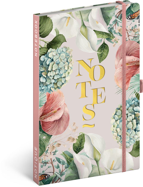 Notizbuch Lilien, liniert, 13 x 21 cm