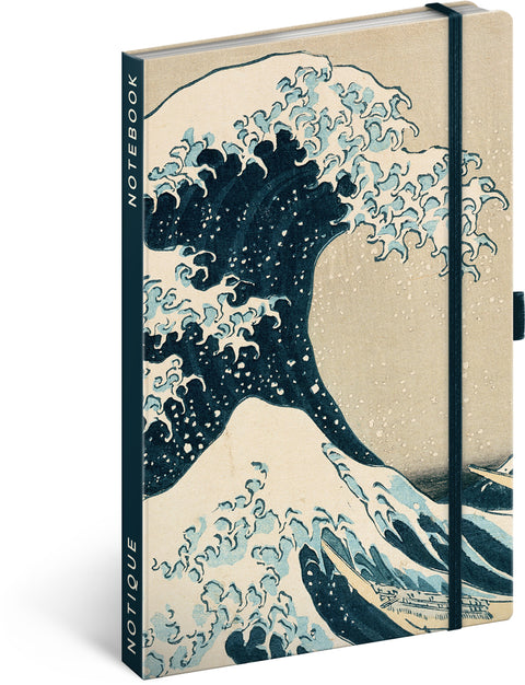 Notizbuch Katsushika Hokusai, liniert, 13 x 21 cm