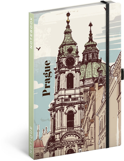 Notizbuch Prag, liniert, 13 x 21 cm