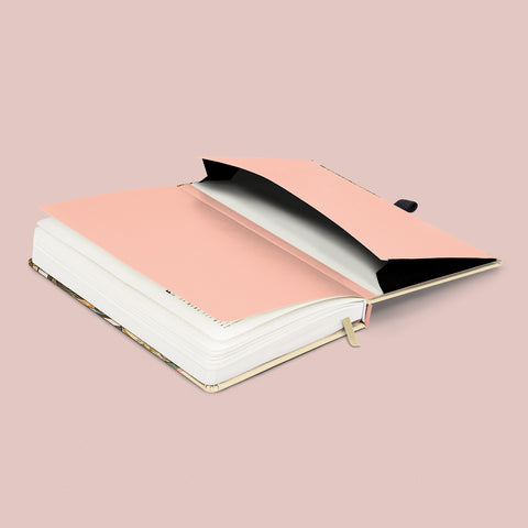 Notizbuch Alfons Mucha - Primel, gepunktet, 13 x 21 cm