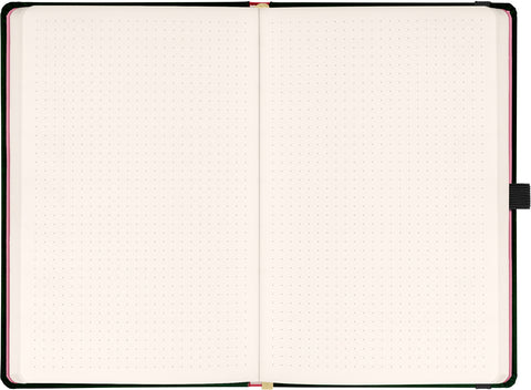 Notizbuch Rosen von Katherine Winter, gepunktet, 13 x 21 cm