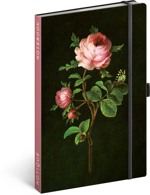 Notizbuch Rosen von Katherine Winter, gepunktet, 13 x 21 cm