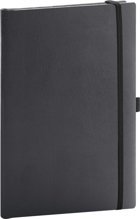 Notizbuch Balacron, schwarz, gepunktet, 15 x 21 cm