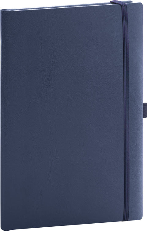 Notizbuch Balacron, dunkelblau, gepunktet, 15 x 21 cm