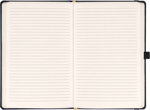 Notizbuch Aprint, schwarz, liniert, 15 x 21 cm