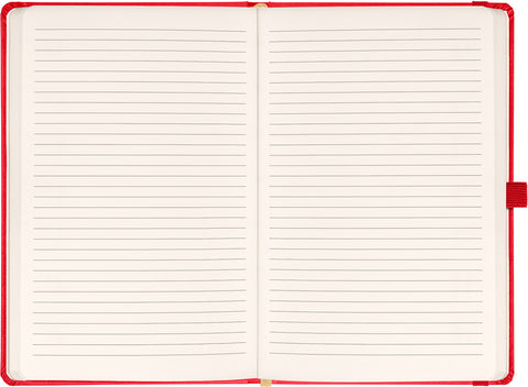 Notizbuch Aprint, rot, liniert, 15 x 21 cm