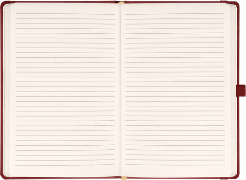 Notizbuch Aprint Neo, weinrot, liniert, 15 x 21 cm