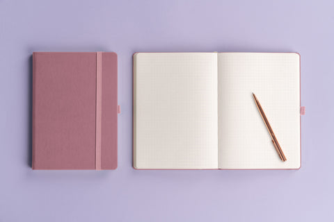 Notizbuch Aprint Neo, rosa, gepunktet, 15 x 21 cm