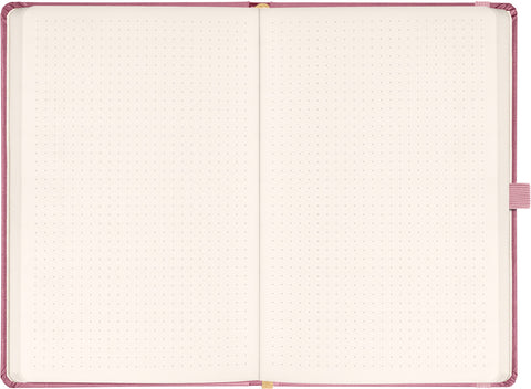 Notizbuch Aprint Neo, rosa, gepunktet, 15 x 21 cm