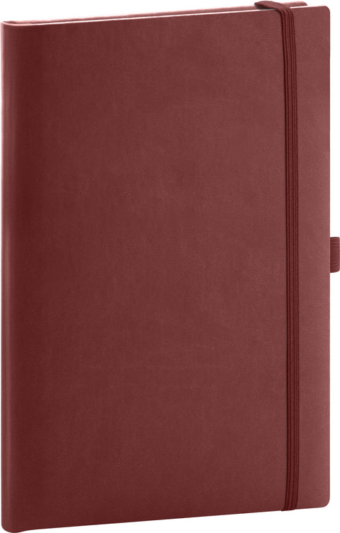 Notizbuch Aprint Neo, weinrot, gepunktet, 15 x 21 cm