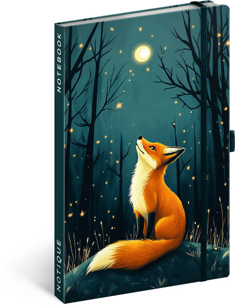 Notizbuch Fuchs, liniert, 13 x 21 cm