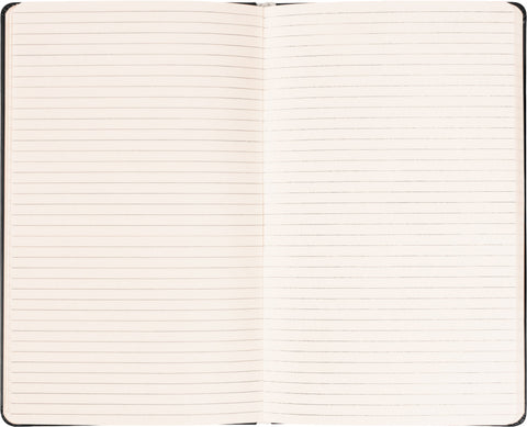 Notizbuch Tucson schwarz/rosa, liniert, 13 x 21 cm