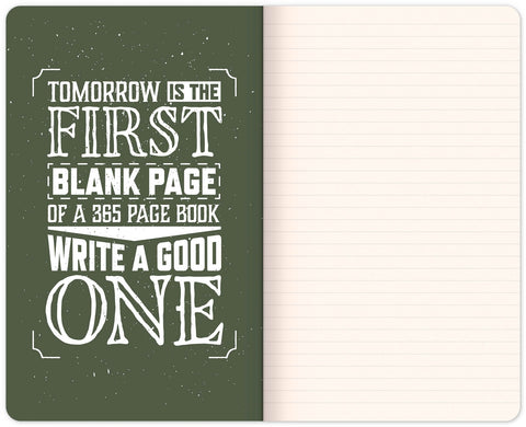 Motivationsnotizbuch, liniert, 13 x 21 cm
