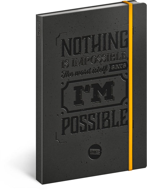 Motivationsnotizbuch, liniert, 13 x 21 cm