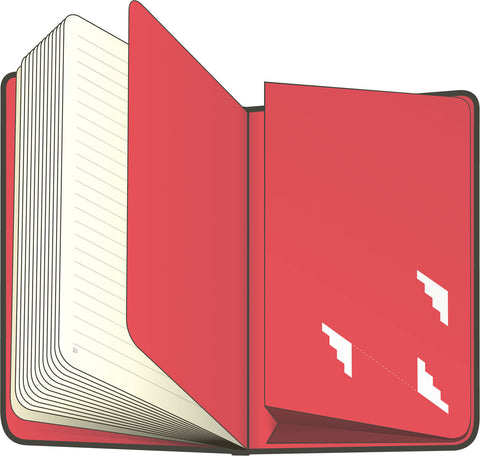 Notizbuch Isometric, unliniert, 13 x 21 cm