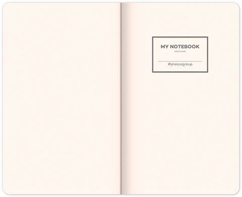 Notizbuch Isometric, unliniert, 13 x 21 cm