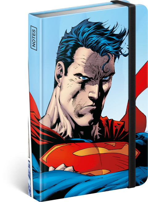 Notizbuch Superman - World Hero, liniert, 11 x 16 cm