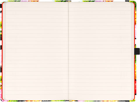 Notizbuch Ananas, liniert, 13 x 21 cm