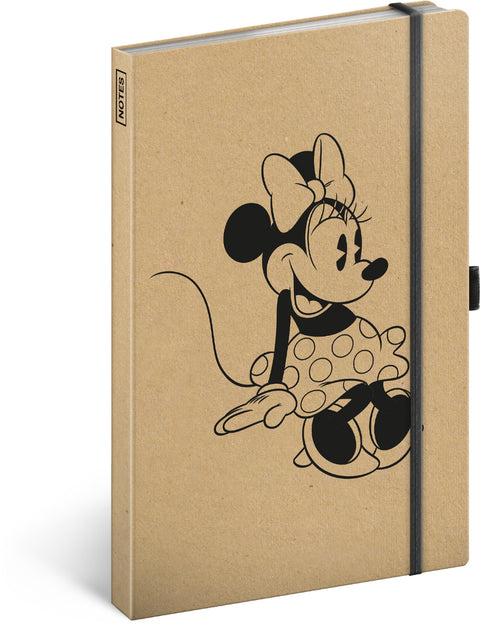 Notizbuch Minnie Craft liniert, 13 x 21 cm