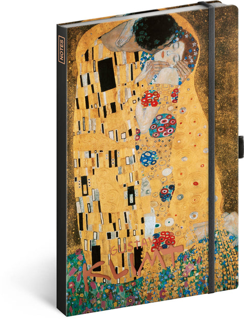Notizbuch Gustav Klimt liniert, 13 x 21 cm