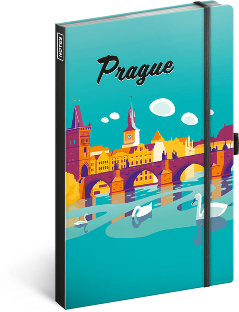 Notizbuch Prag, liniert, 13 x 21 cm
