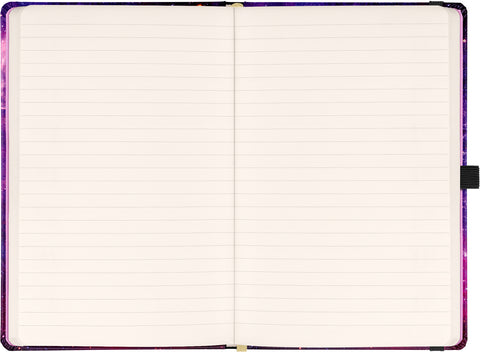 Notizbuch Galaxie, liniert, 13 x 21 cm