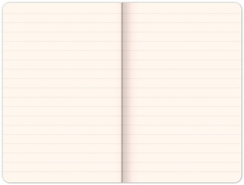 Notizbuch Hardy braun, liniert, 13 x 21 cm