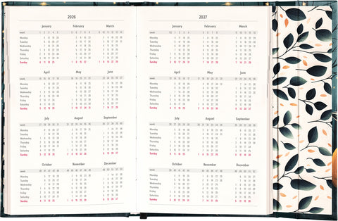 Wöchentlicher Magnetplaner Fuchs 2026, 13 x 21 cm