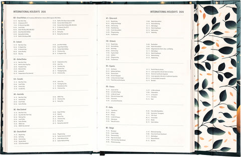 Wöchentlicher Magnetplaner Fuchs 2026, 13 x 21 cm