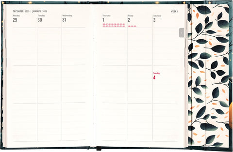 Wöchentlicher Magnetplaner Fuchs 2026, 13 x 21 cm