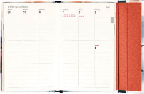 Wöchentlicher Magnetplaner Japan 2026, 13 x 21 cm