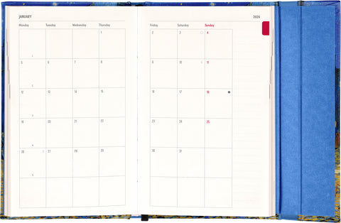 Wöchentlicher Magnetplaner Vincent van Gogh 2026, 13 x 21 cm