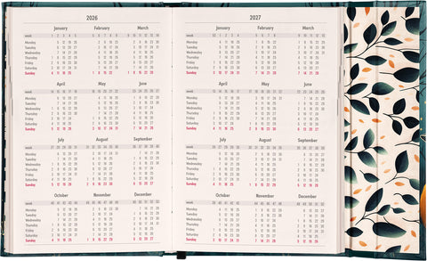 Wöchentlicher Magnetplaner Fuchs 2026, 11 x 16 cm