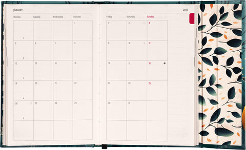 Wöchentlicher Magnetplaner Fuchs 2026, 11 x 16 cm