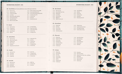 Wöchentlicher Magnetplaner Fuchs 2026, 11 x 16 cm