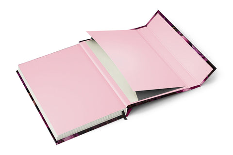 Wöchentlicher Magnetplaner Lila Blumen 2026, 11 x 16 cm