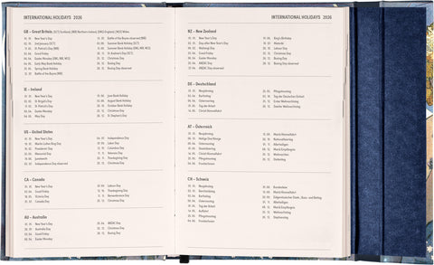 Wöchentlicher Magnetplaner Alfons Mucha 2026, 11 x 16 cm