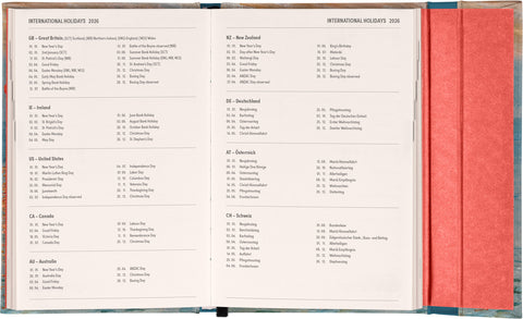 Wöchentlicher Magnetplaner Claude Monet 2026, 11 x 16 cm